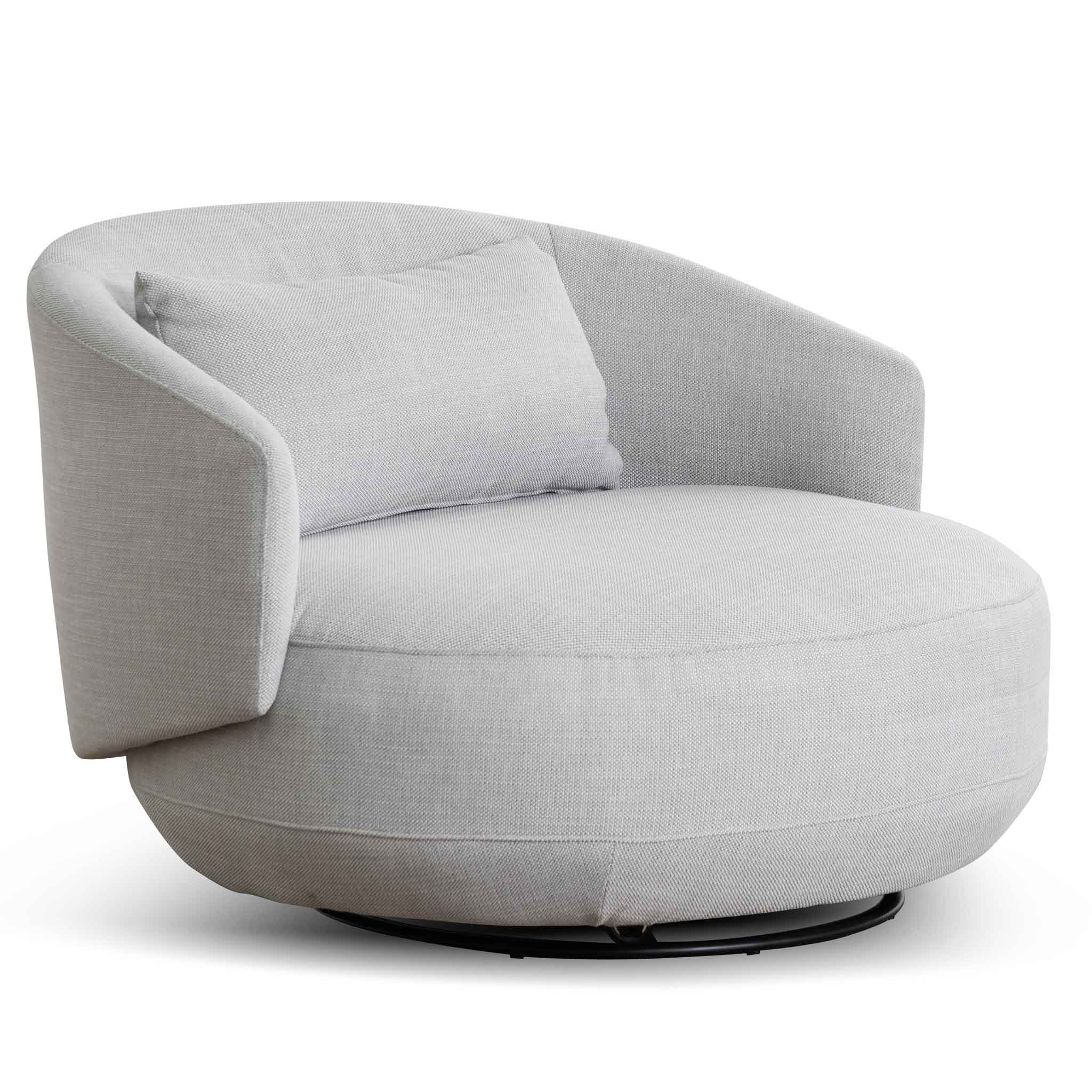 Sofie Fabric Armchair - Light Texture Grey