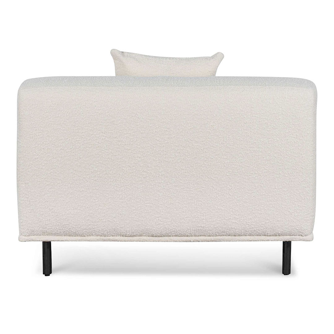 Armchair - Ivory White Boucle