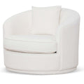 CLC6743-FS Armchair - Ivory White Boucle