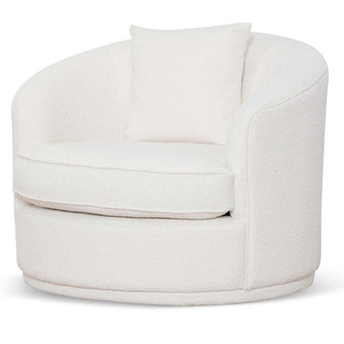 CLC6743-FS Armchair - Ivory White Boucle