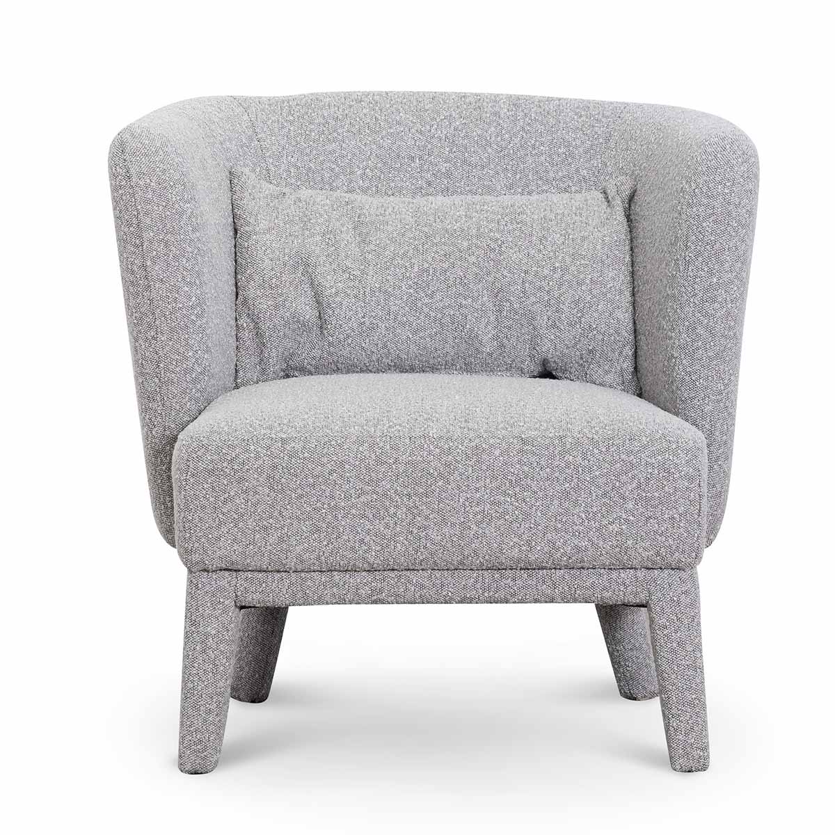 Armchair - Ash Grey Boucle