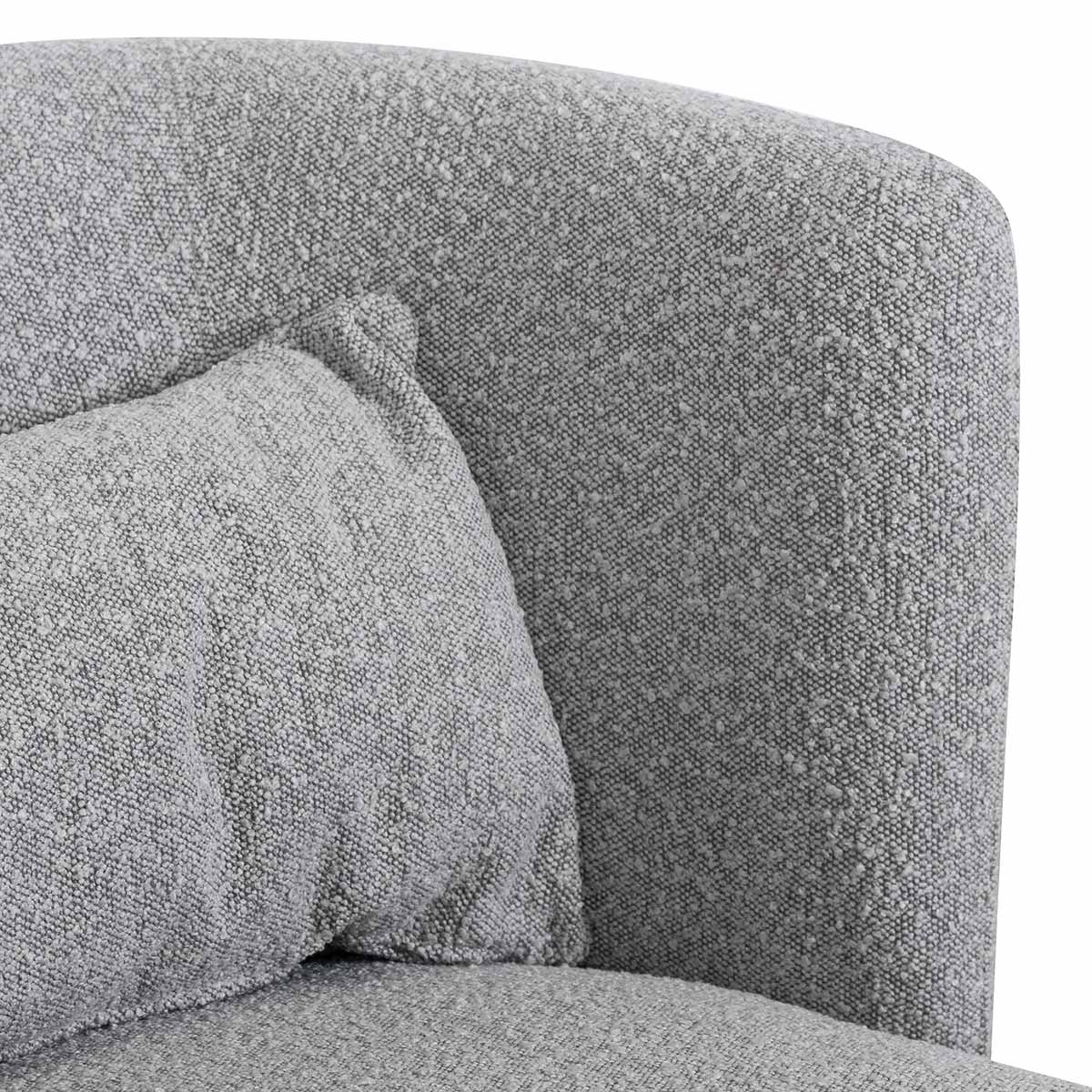 Armchair - Ash Grey Boucle