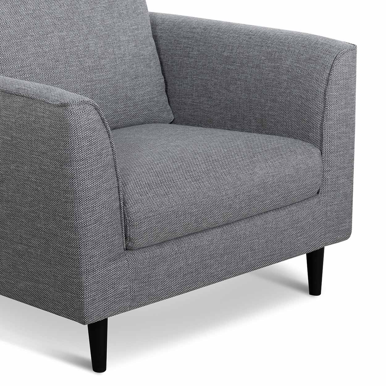 Fabric Armchair - Graphite Grey