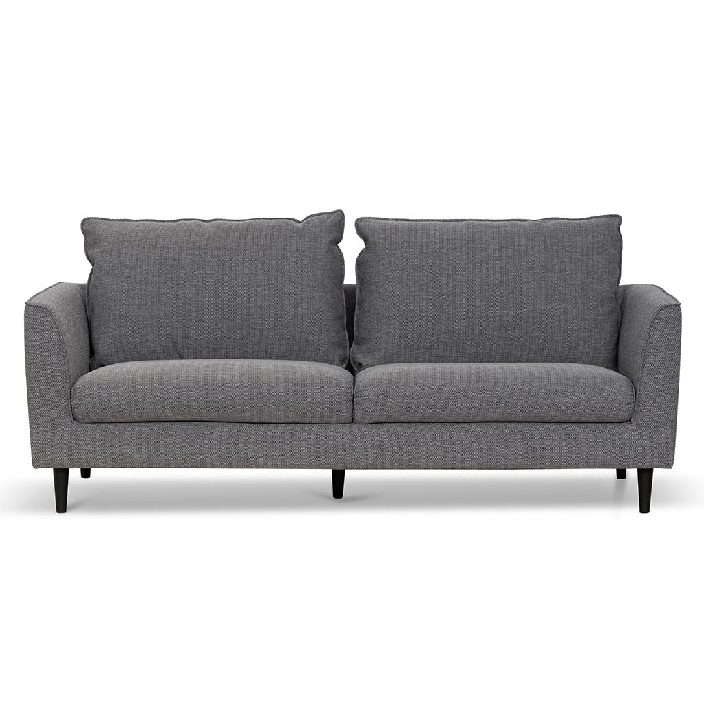 Graphite Grey 3 Seater Fabric Sofa