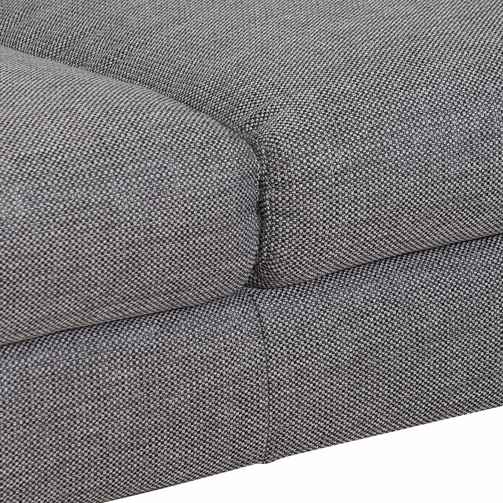 Graphite Grey 3 Seater Fabric Sofa