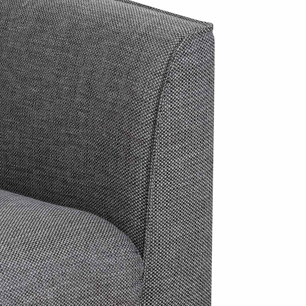 Graphite Grey 3 Seater Fabric Sofa