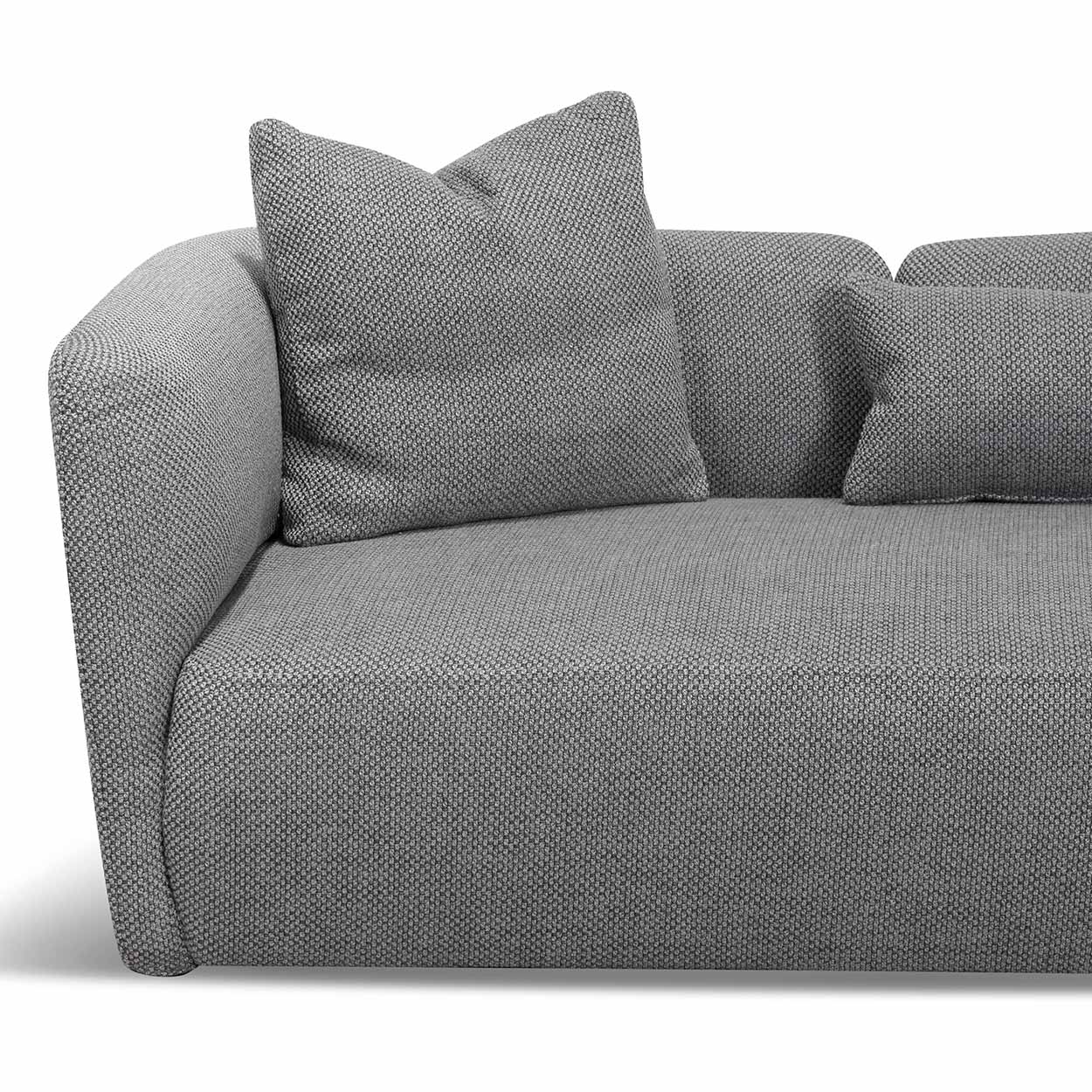 William 3 Seater Fabric Sofa - Noble Grey