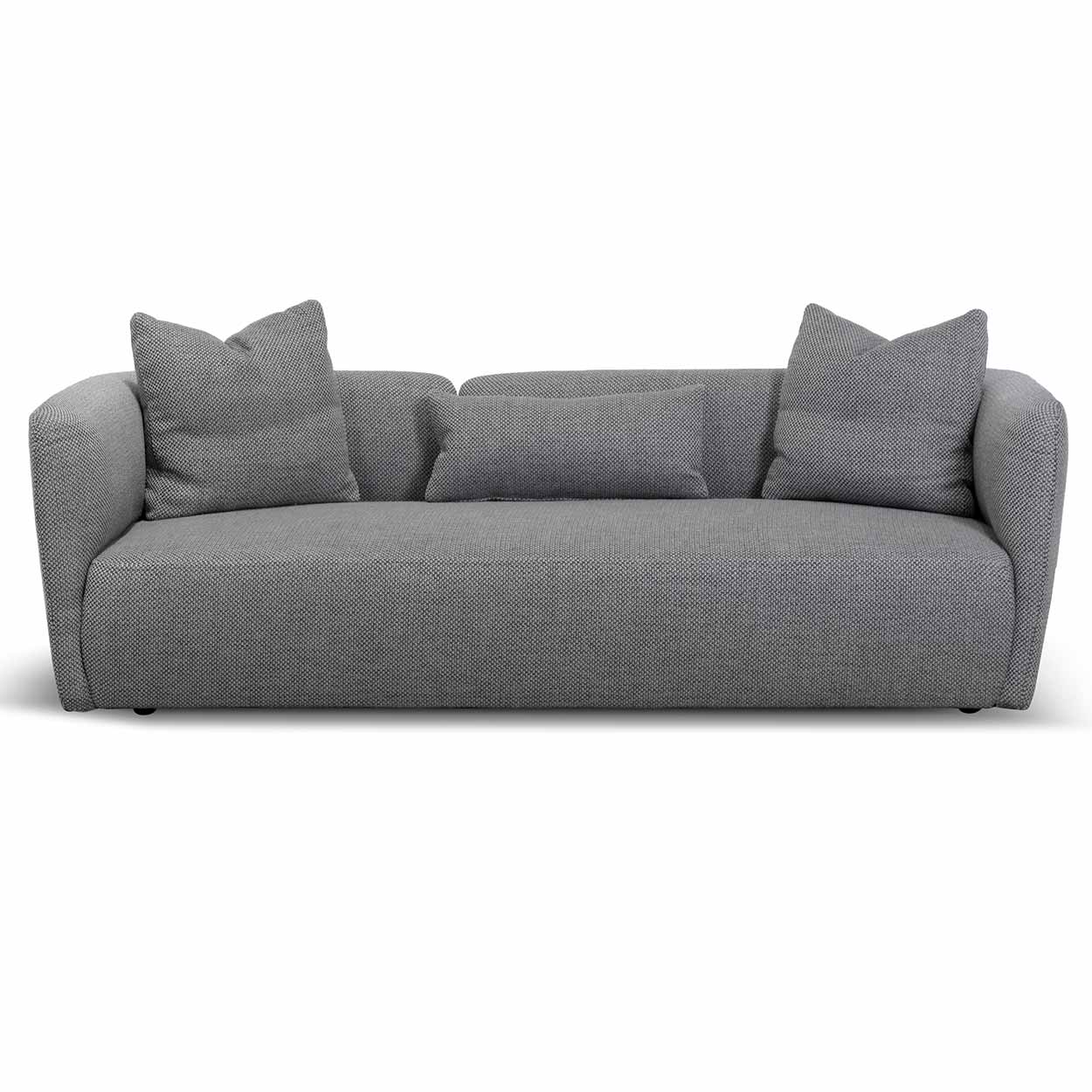 William 3 Seater Fabric Sofa - Noble Grey