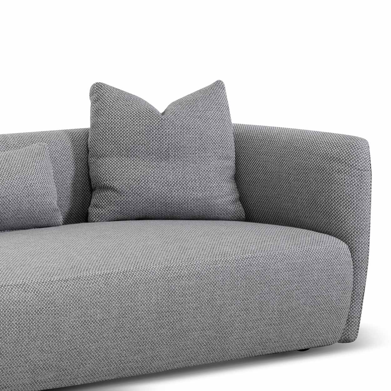 William 3 Seater Fabric Sofa - Noble Grey