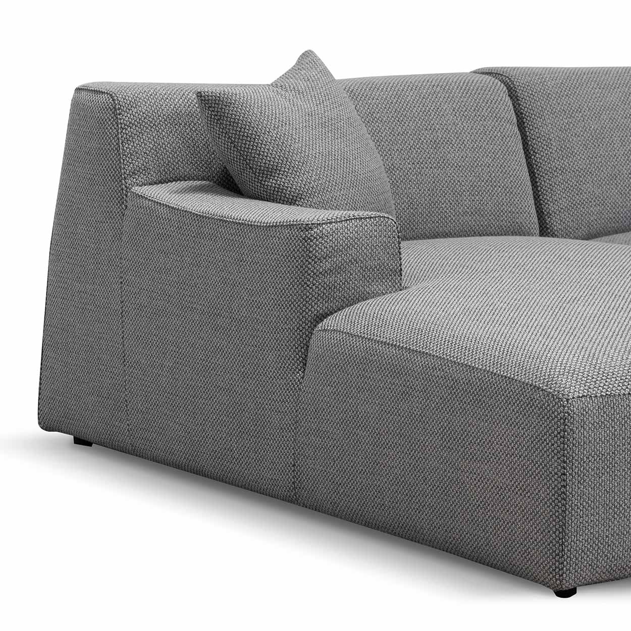 Marlin 3 Seater Left Chaise Sofa - Noble Grey