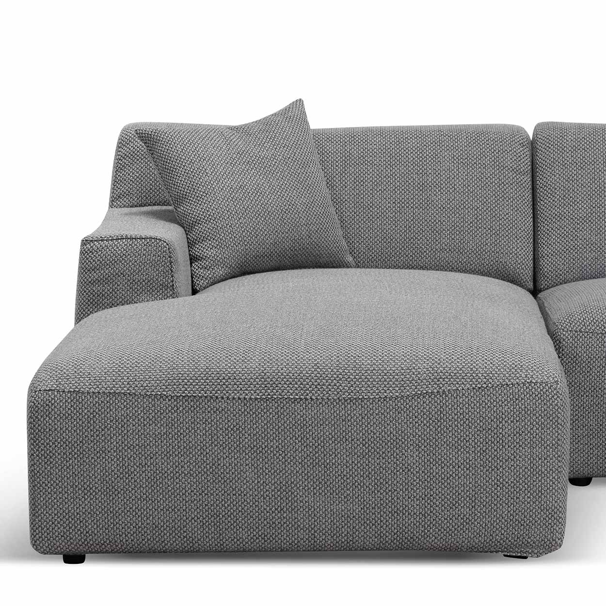 Marlin 3 Seater Left Chaise Sofa - Noble Grey