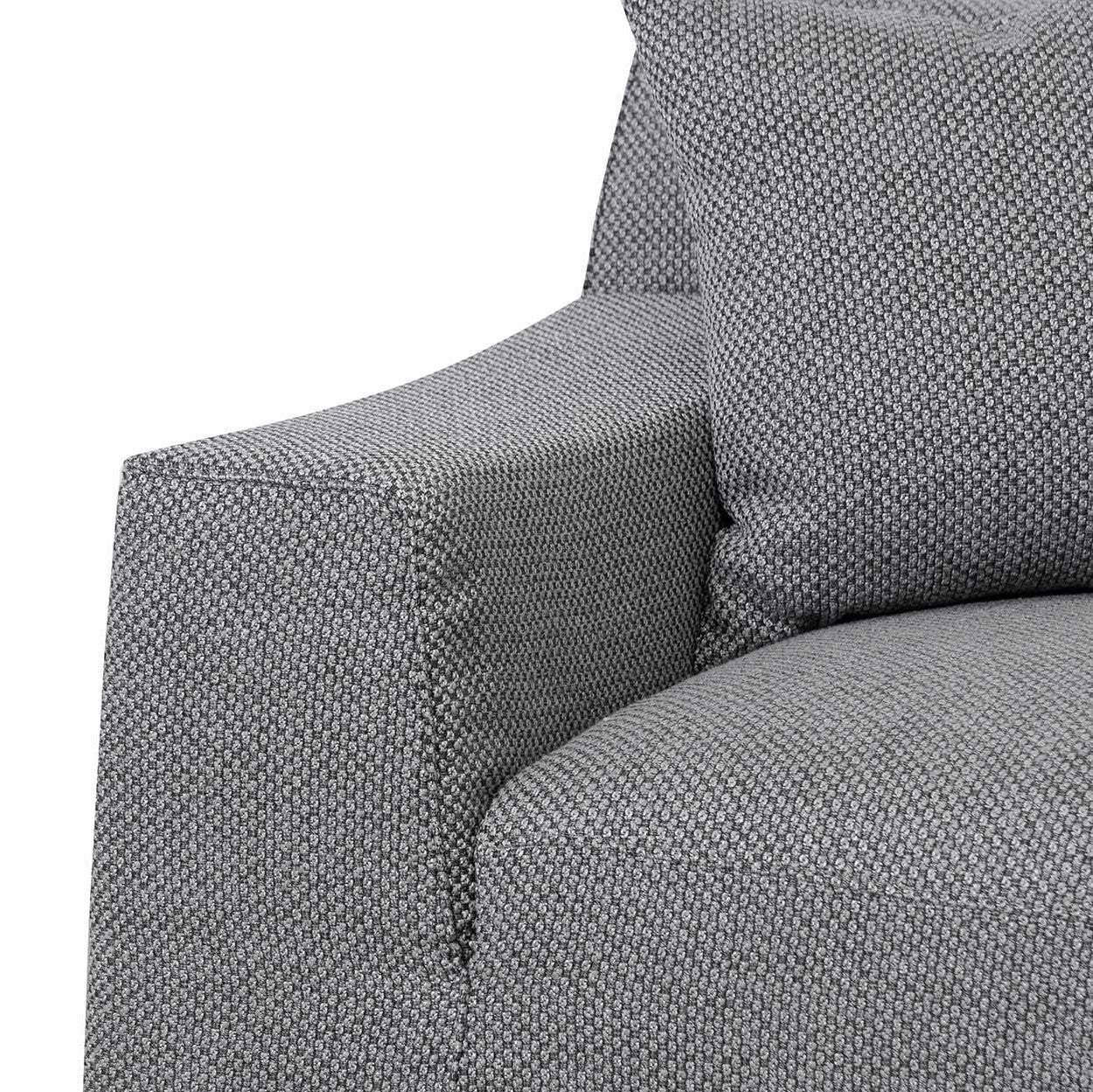 Marlin 3 Seater Right Chaise Sofa - Noble Grey