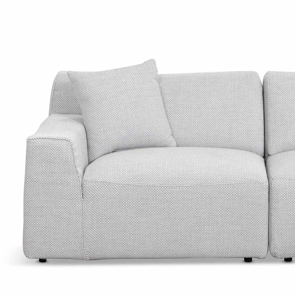 Marlin 3 Seater Right Chaise Sofa - Passive Grey