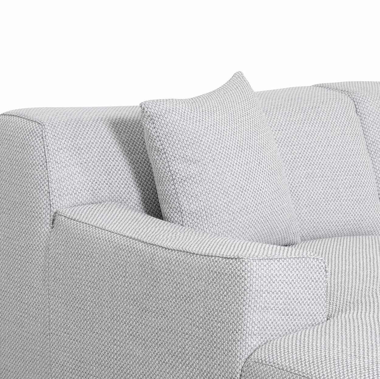 Marlin 3 Seater Left Chaise Sofa - Passive Grey