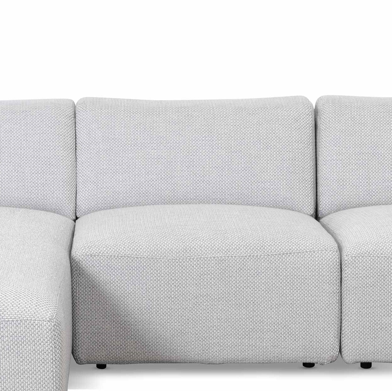 Marlin 3 Seater Left Chaise Sofa - Passive Grey