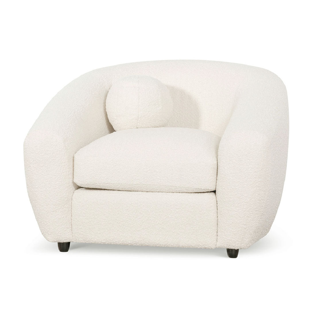 CLC6830-CA Armchair - Ivory White Boucle