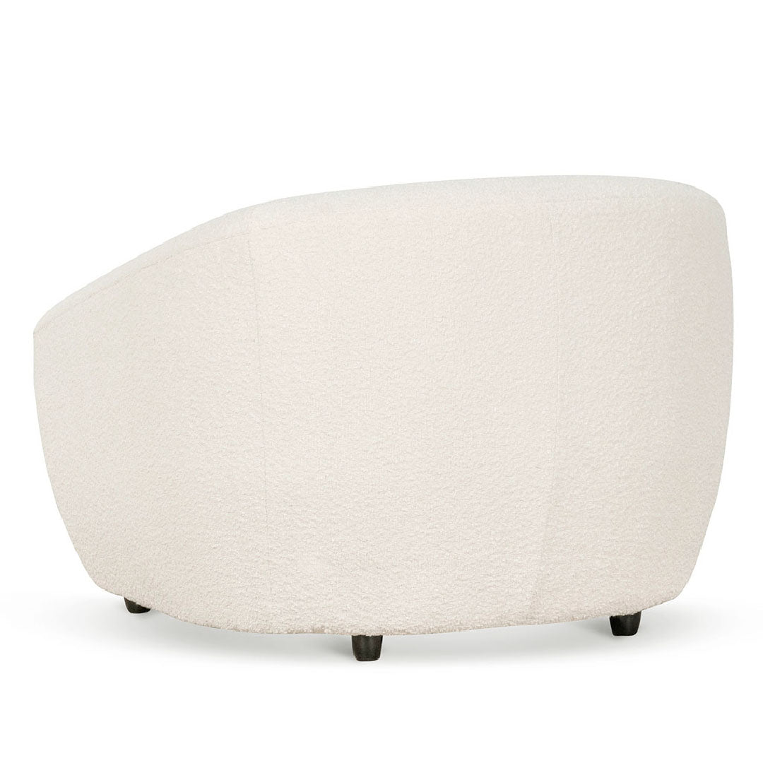 Armchair - Ivory White Boucle