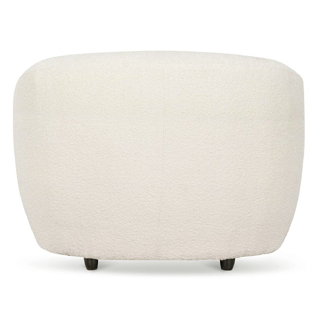 Armchair - Ivory White Boucle