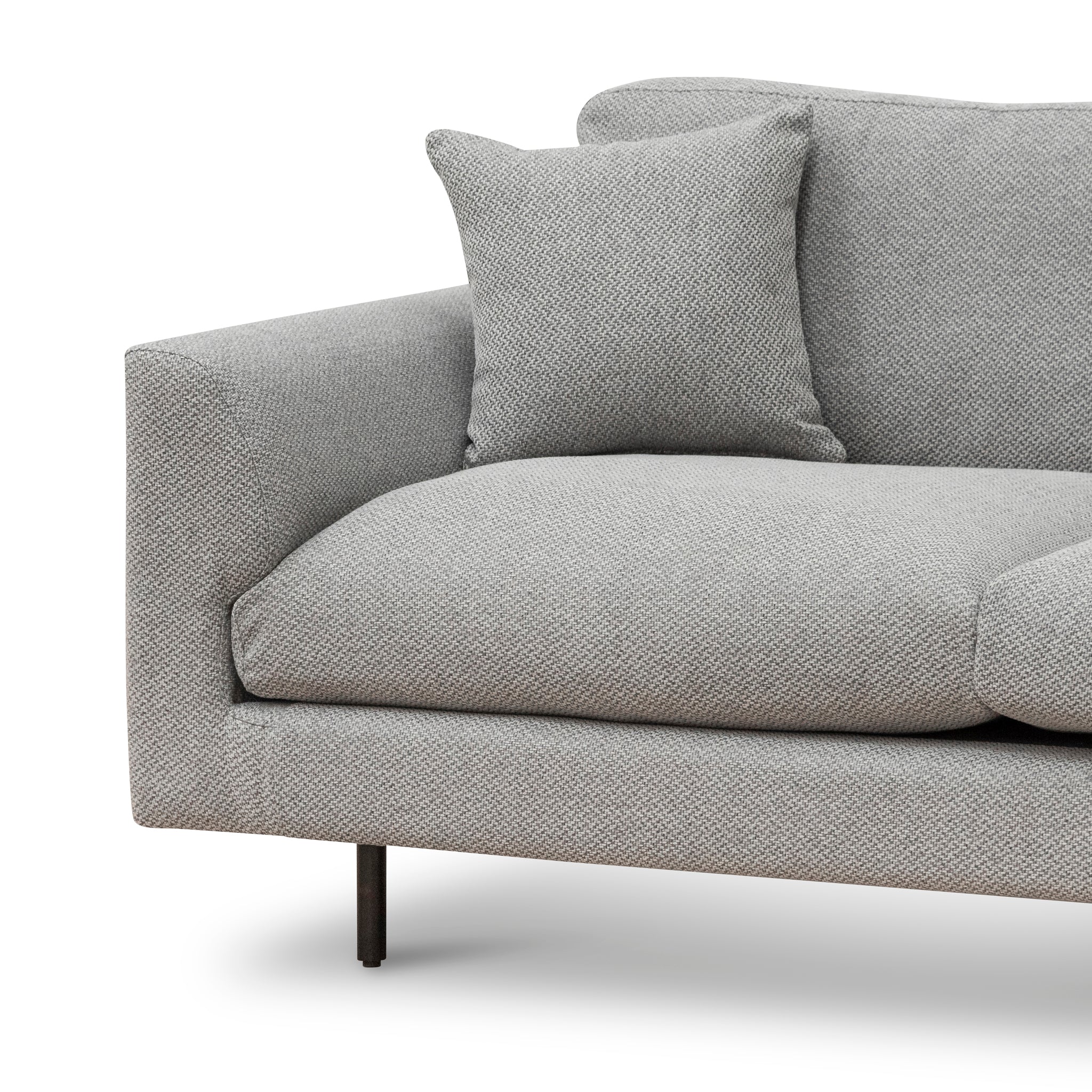 Sterling 4 Seater Fabric Sofa - Grey