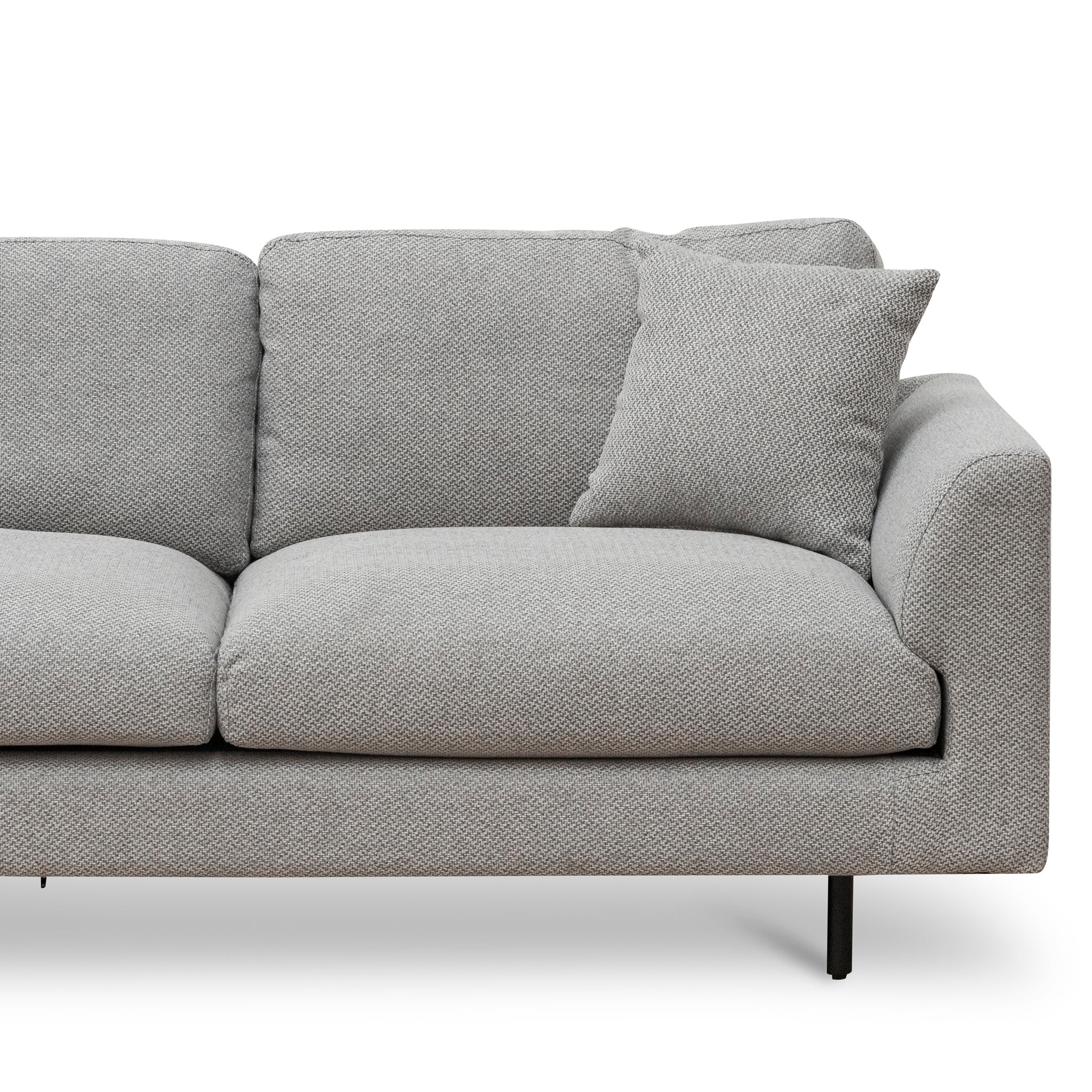 Sterling 4 Seater Fabric Sofa - Grey