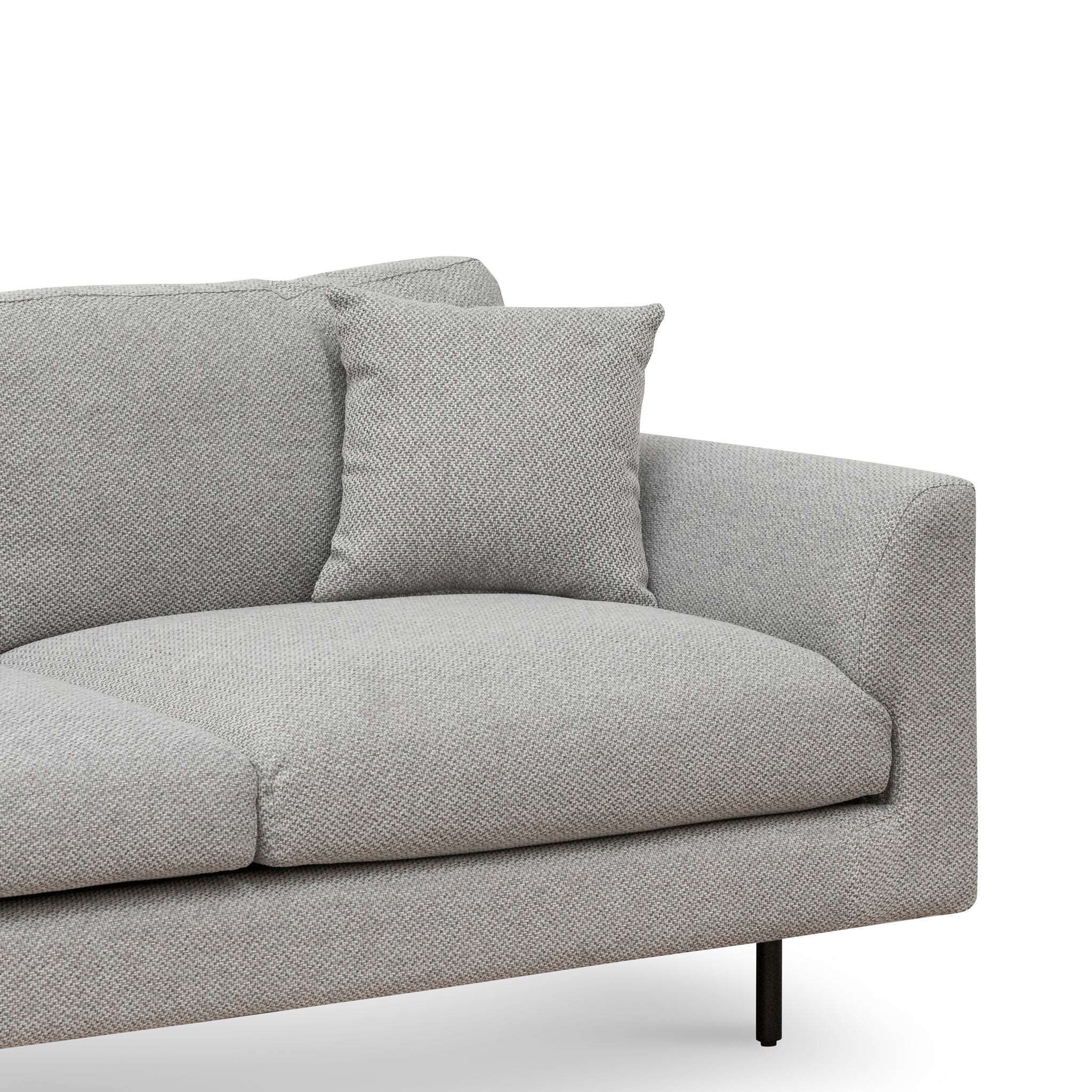 Sterling 4 Seater Fabric Sofa - Grey