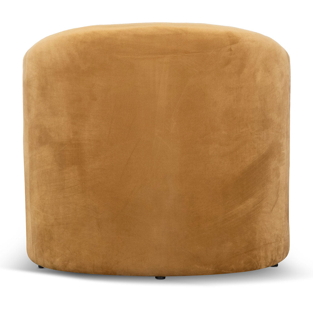 Velvet Armchair - Mustard