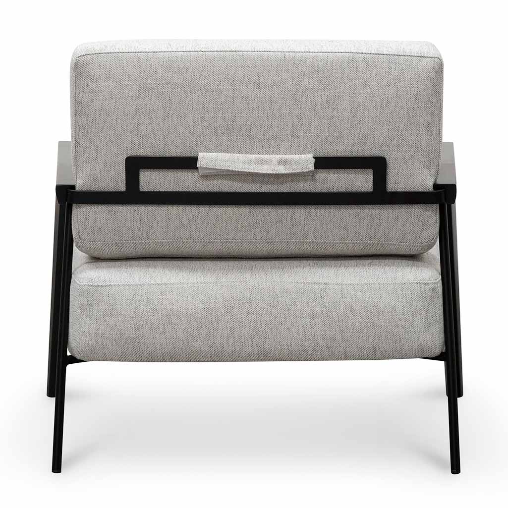 Fabric Lounge Chair - Silver Grey