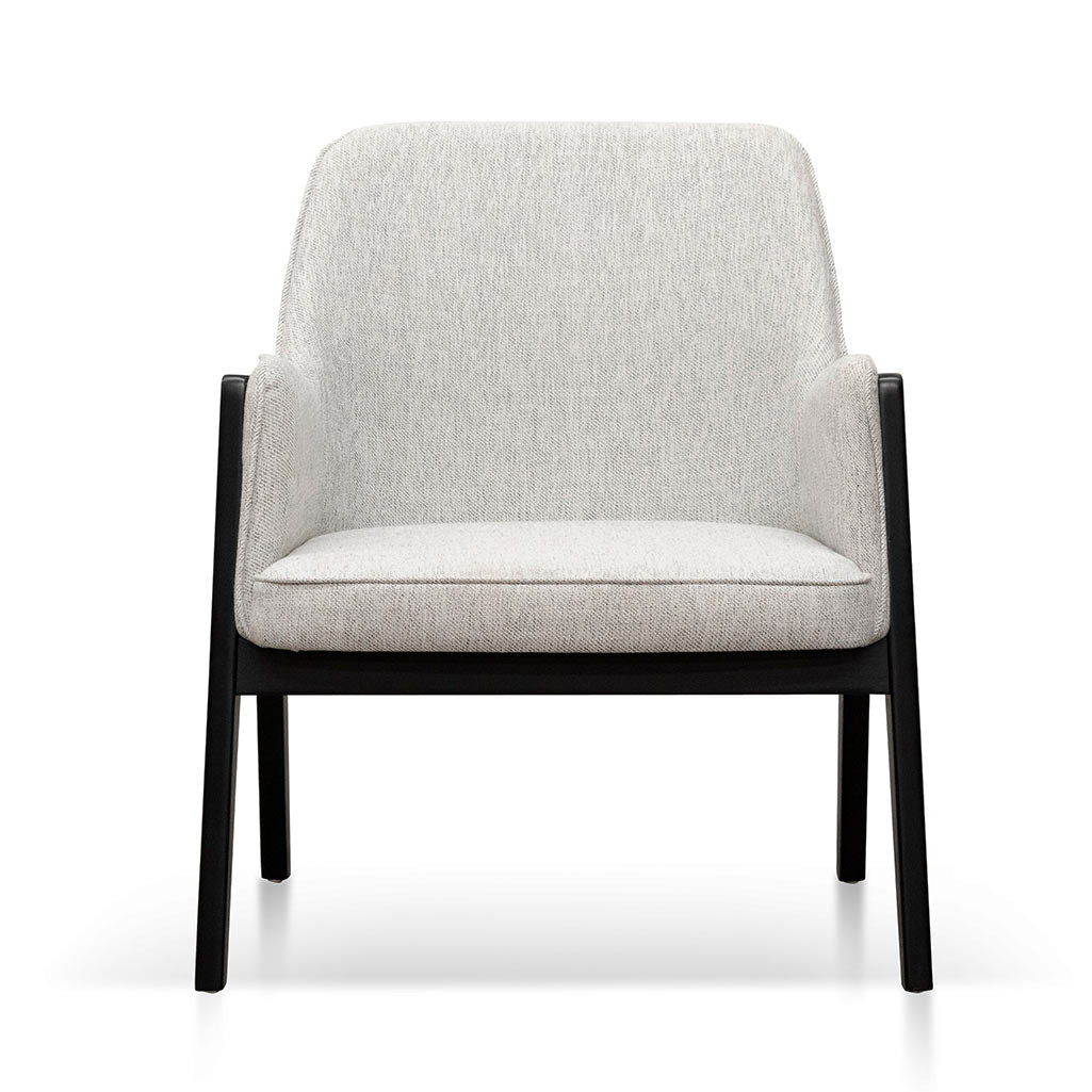 Fabric Lounge Chair - Silver Grey