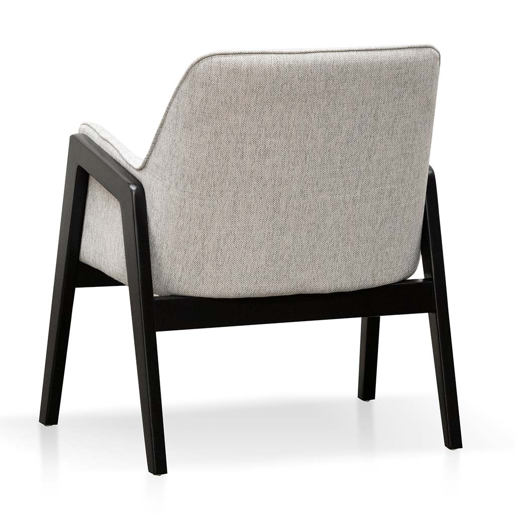 Fabric Lounge Chair - Silver Grey