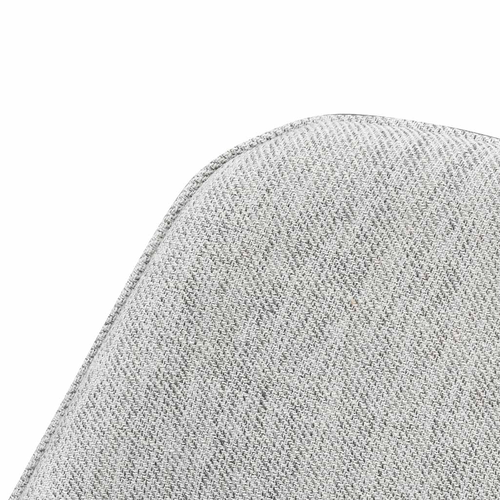 Fabric Lounge Chair - Silver Grey