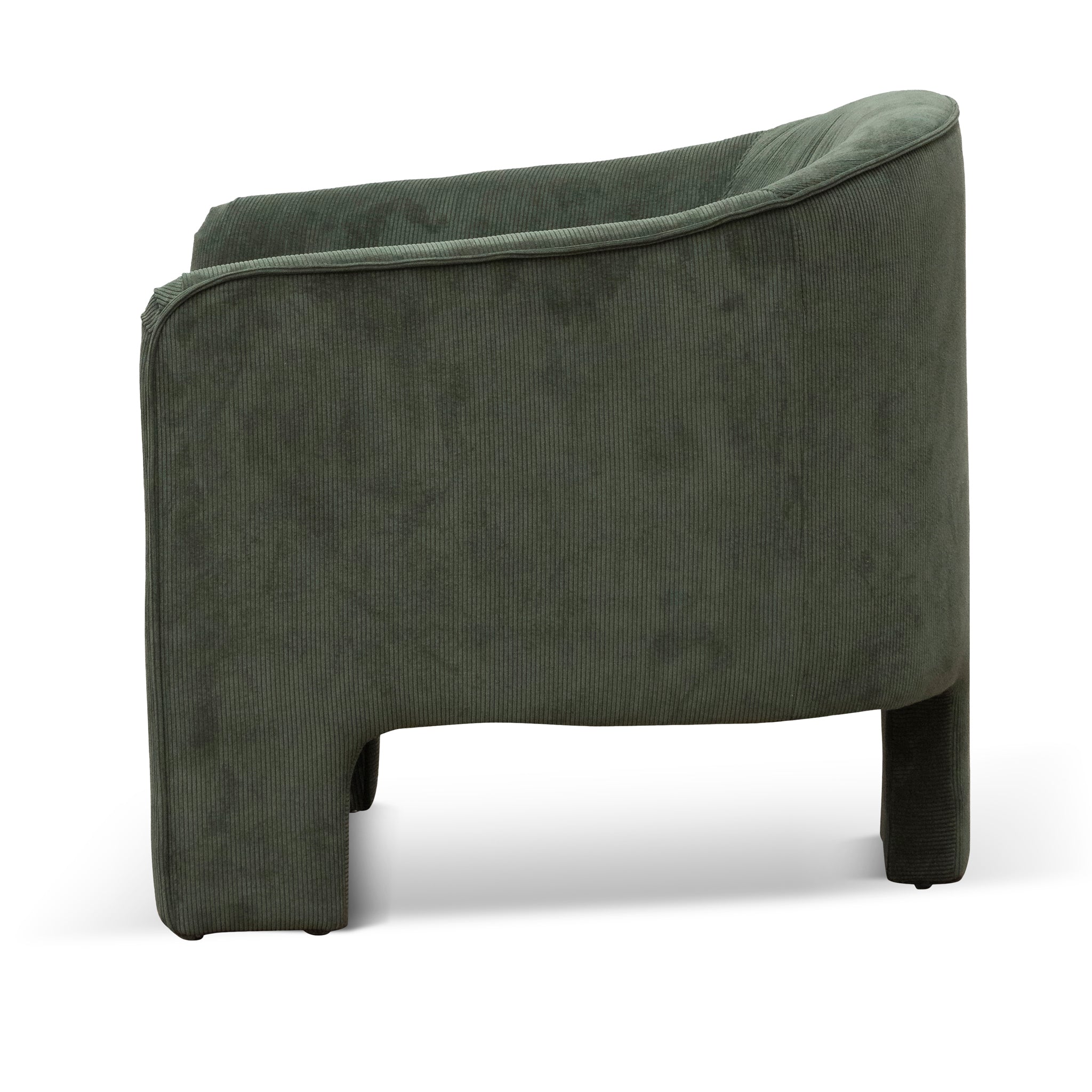 Fabric Armchair - Olive Green