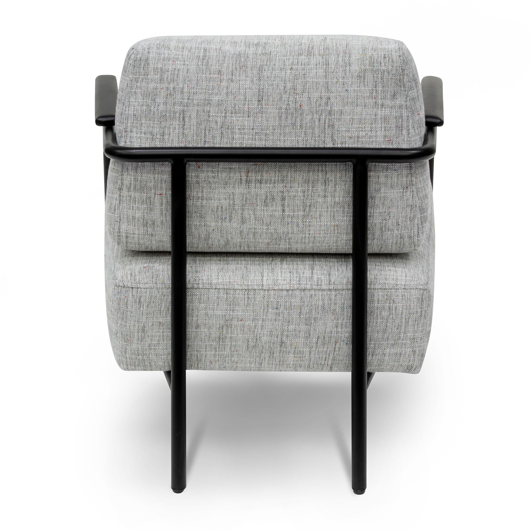 Constance Fabric Armchair - Light Spec Grey