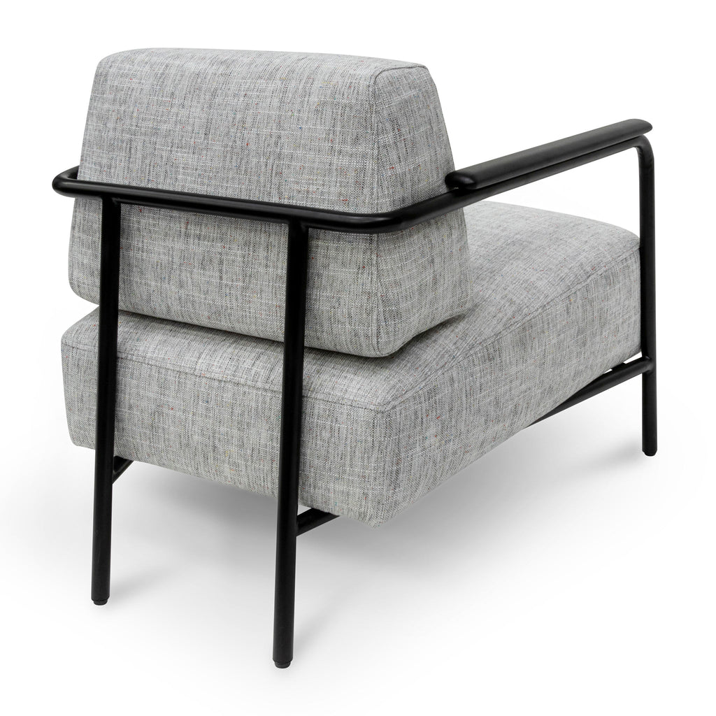 Constance Fabric Armchair - Light Spec Grey