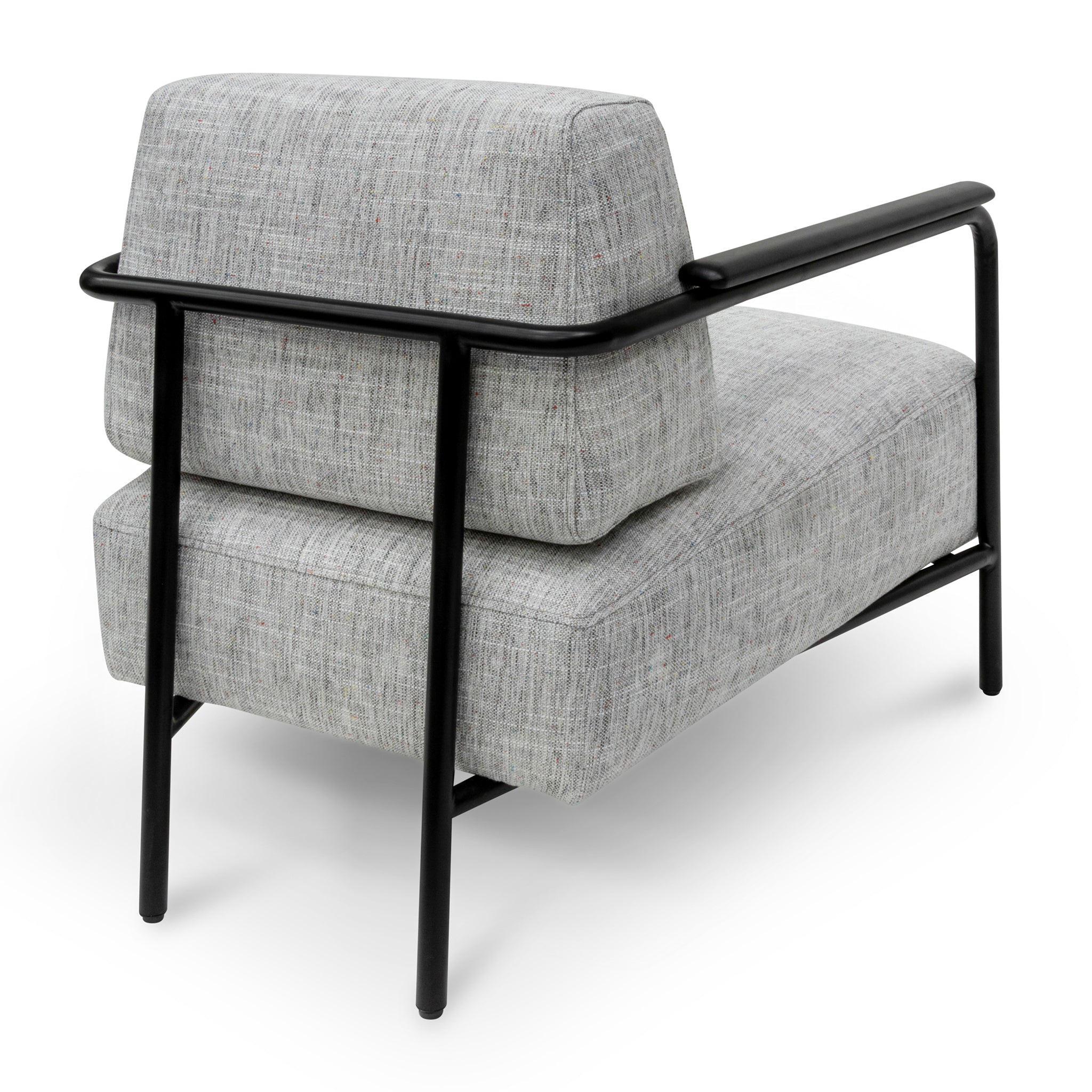 Constance Fabric Armchair - Light Spec Grey