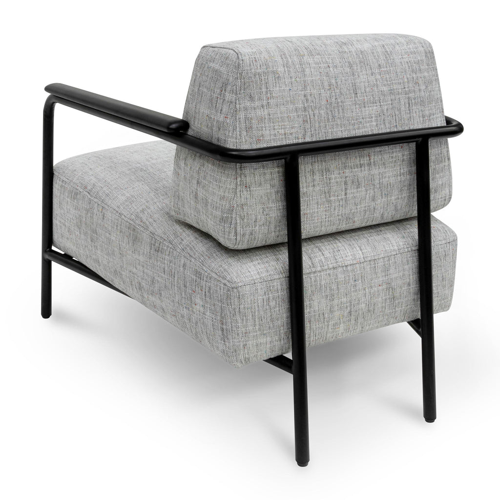 Constance Fabric Armchair - Light Spec Grey
