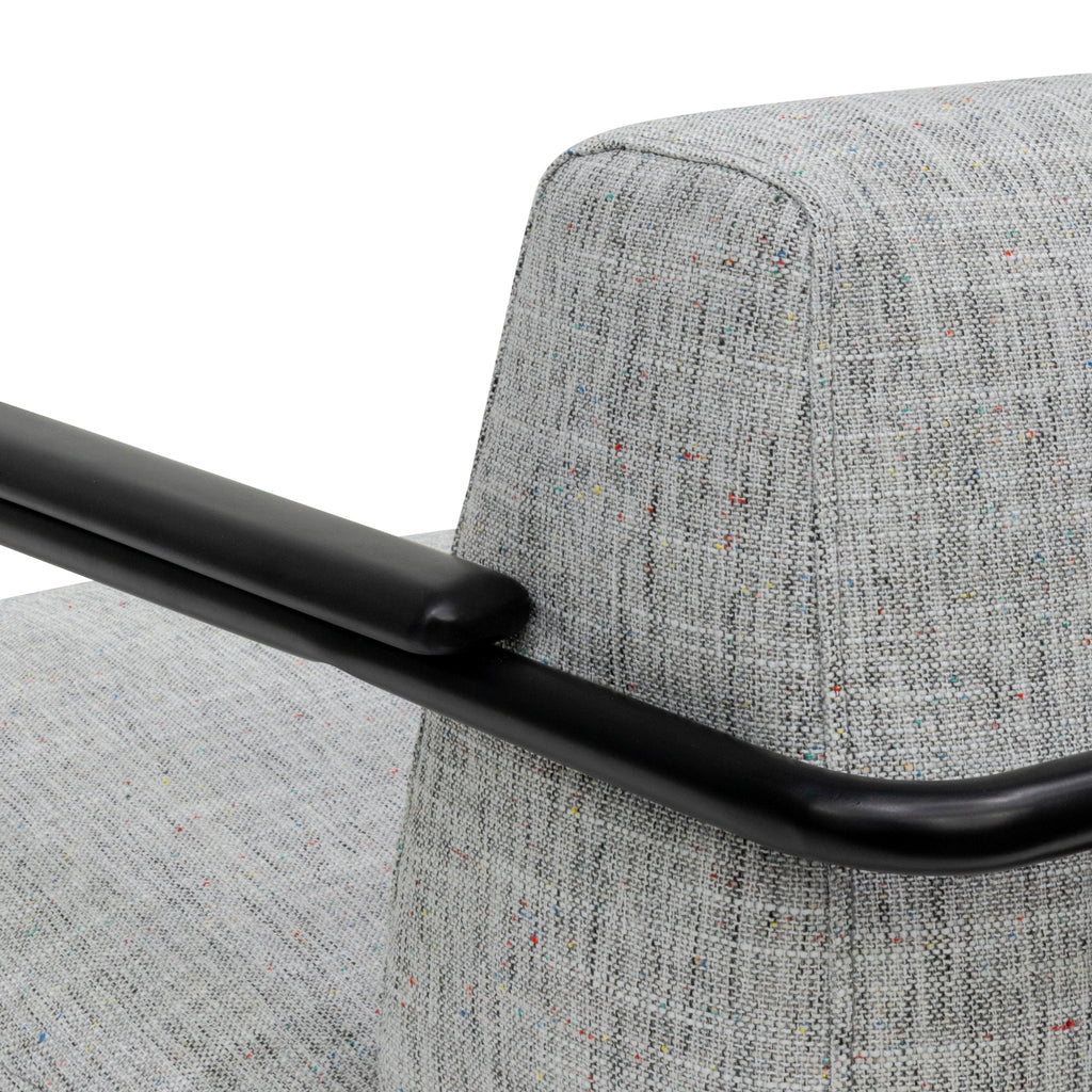 Constance Fabric Armchair - Light Spec Grey
