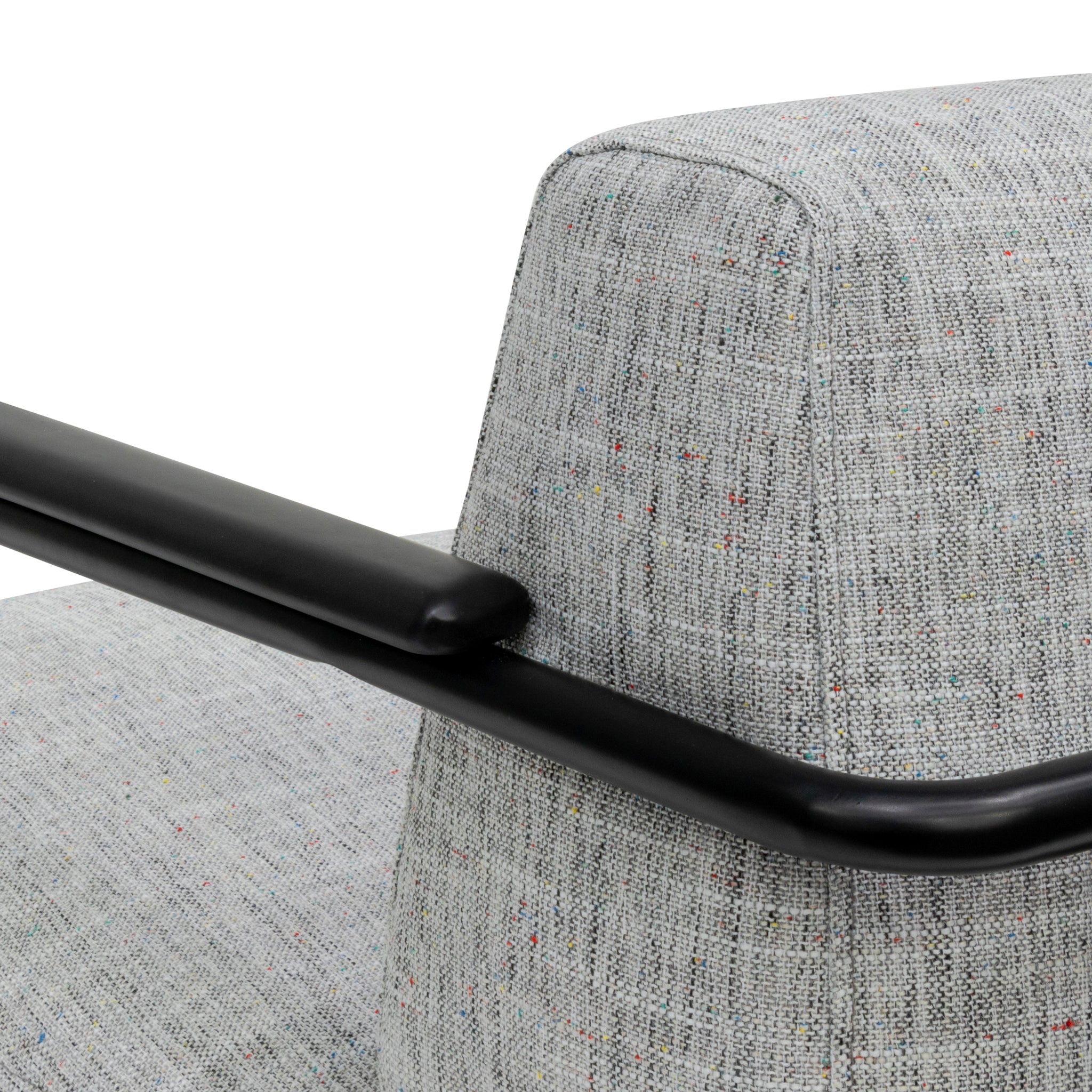 Constance Fabric Armchair - Light Spec Grey
