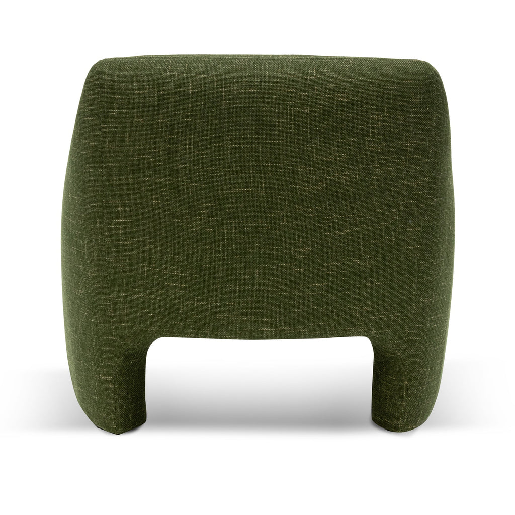Fabric Armchair - Khaki Green