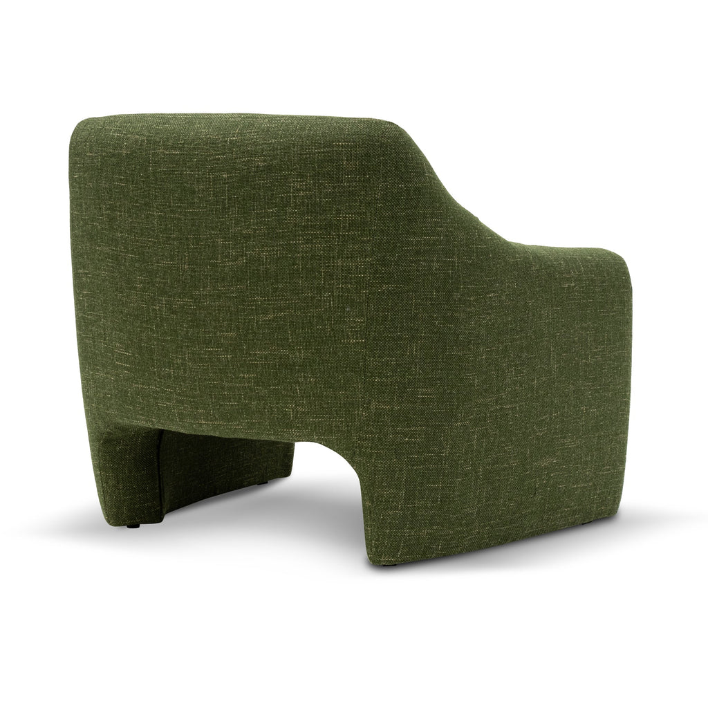 Fabric Armchair - Khaki Green