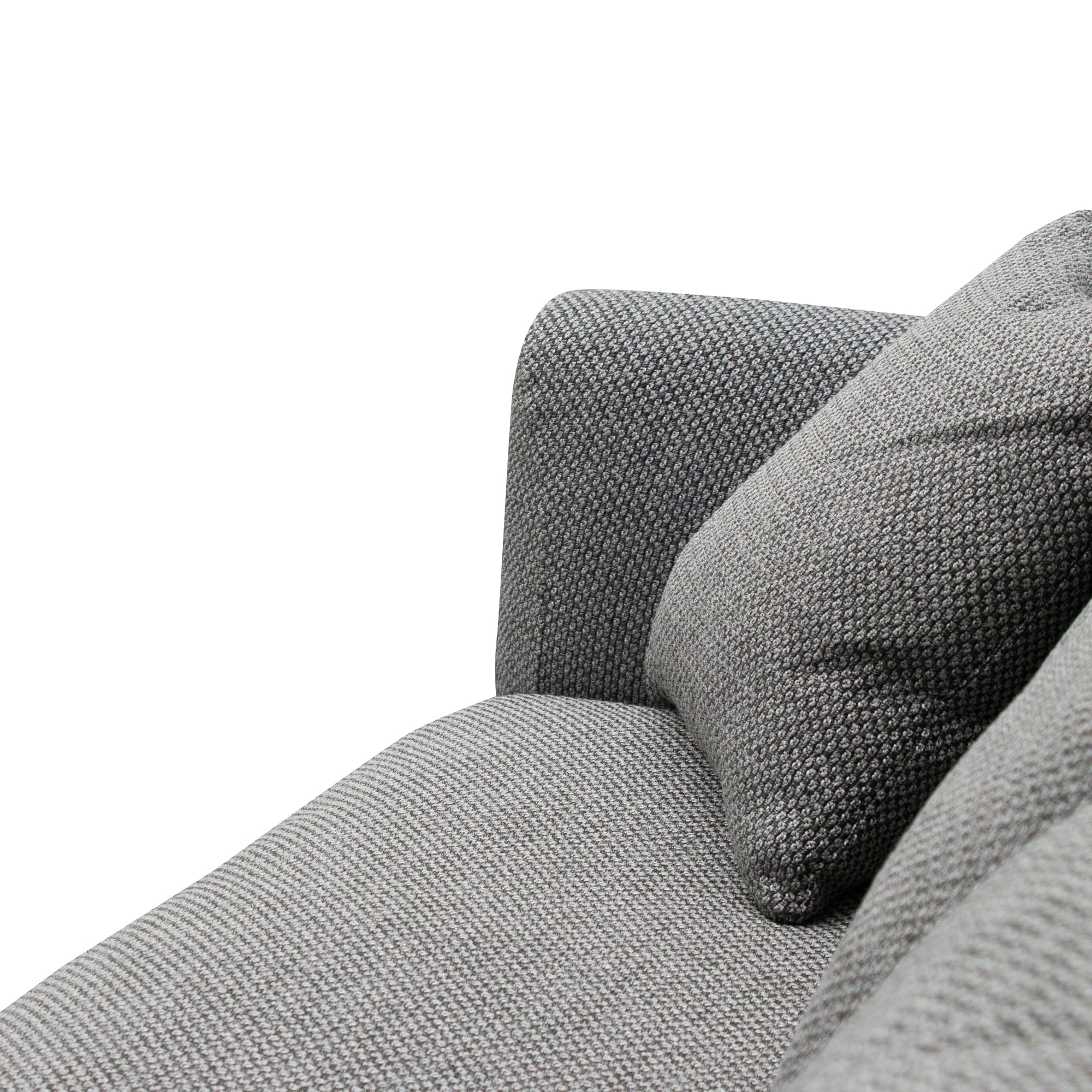 Arlette 4 Seater Fabric Sofa - Noble Grey