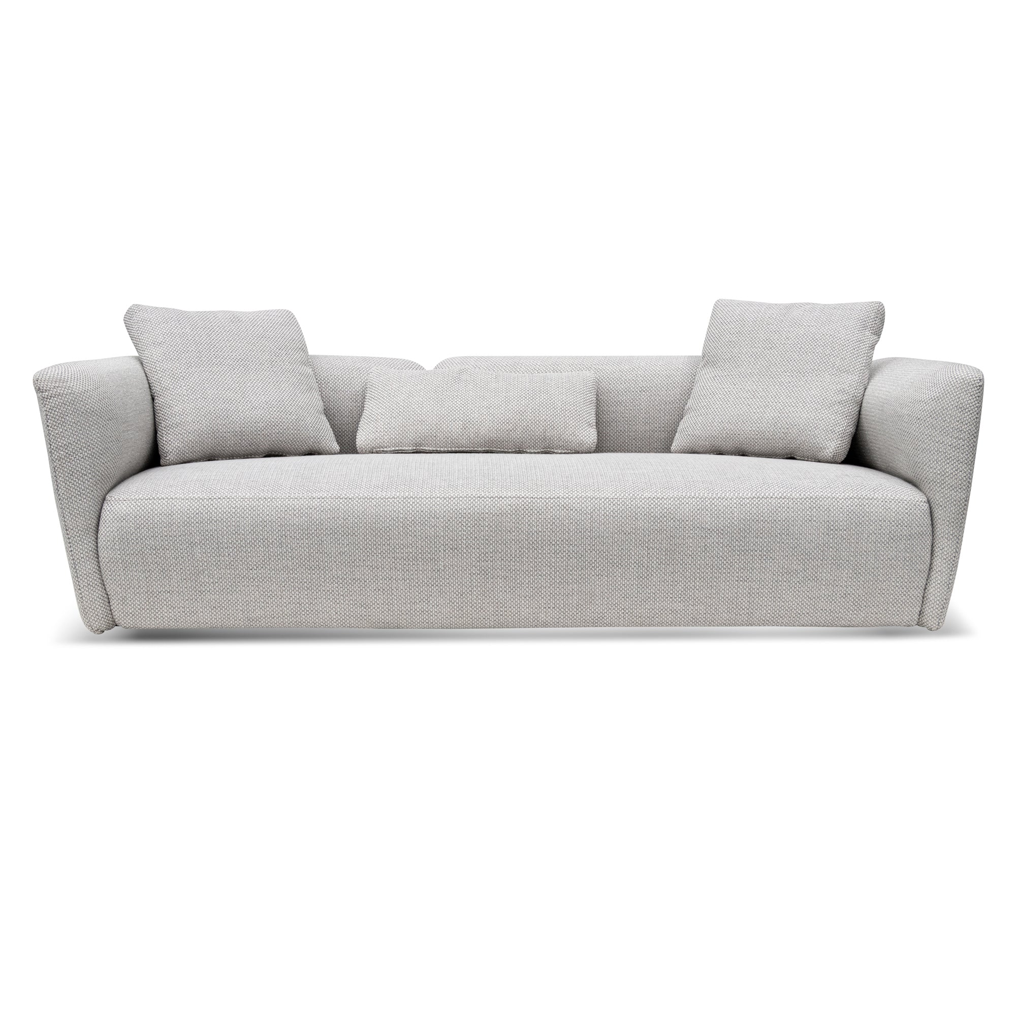 William 3 Seater Fabric Sofa - Passive Grey