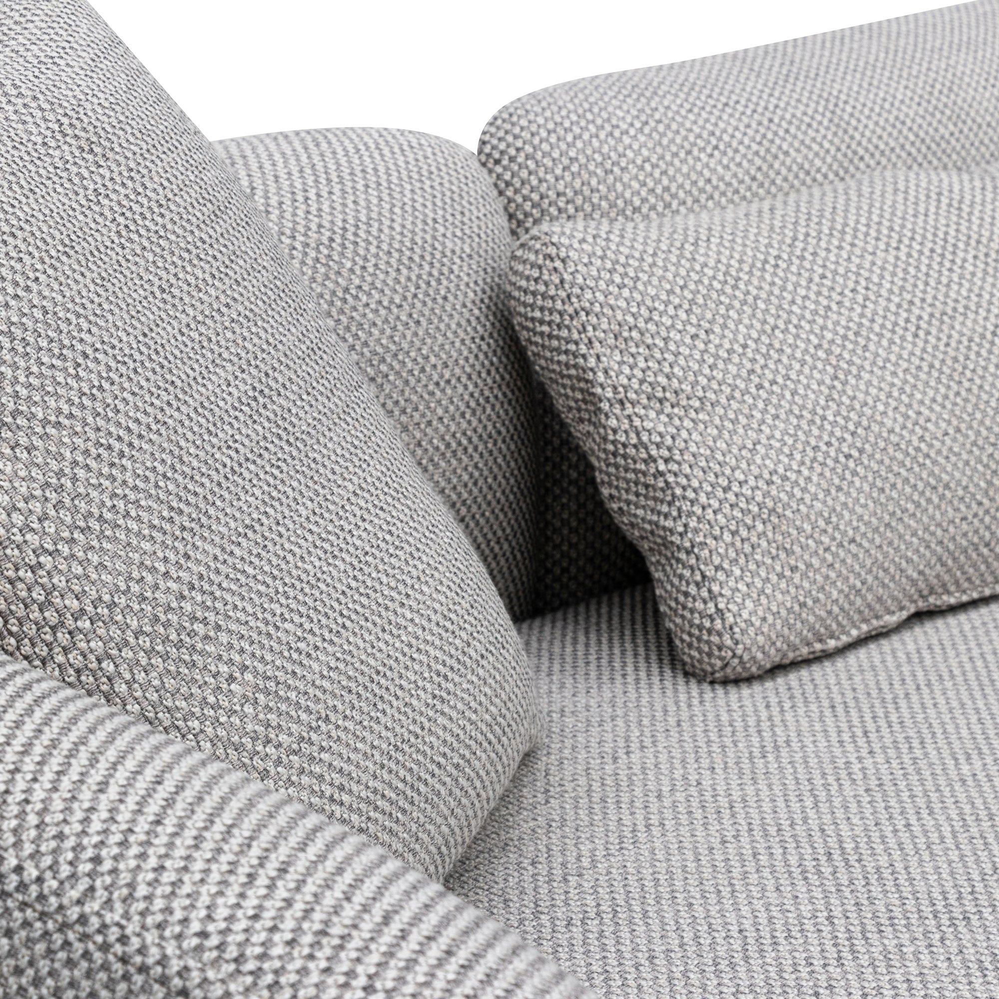 William 3 Seater Fabric Sofa - Passive Grey