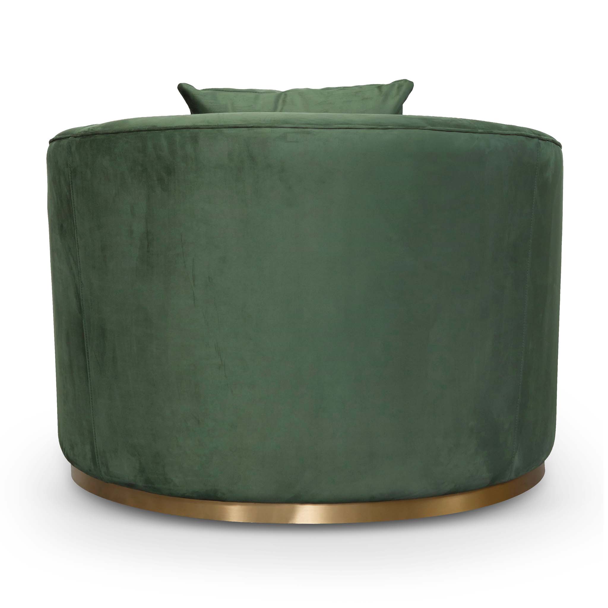 Armchair - Dark Green Velvet