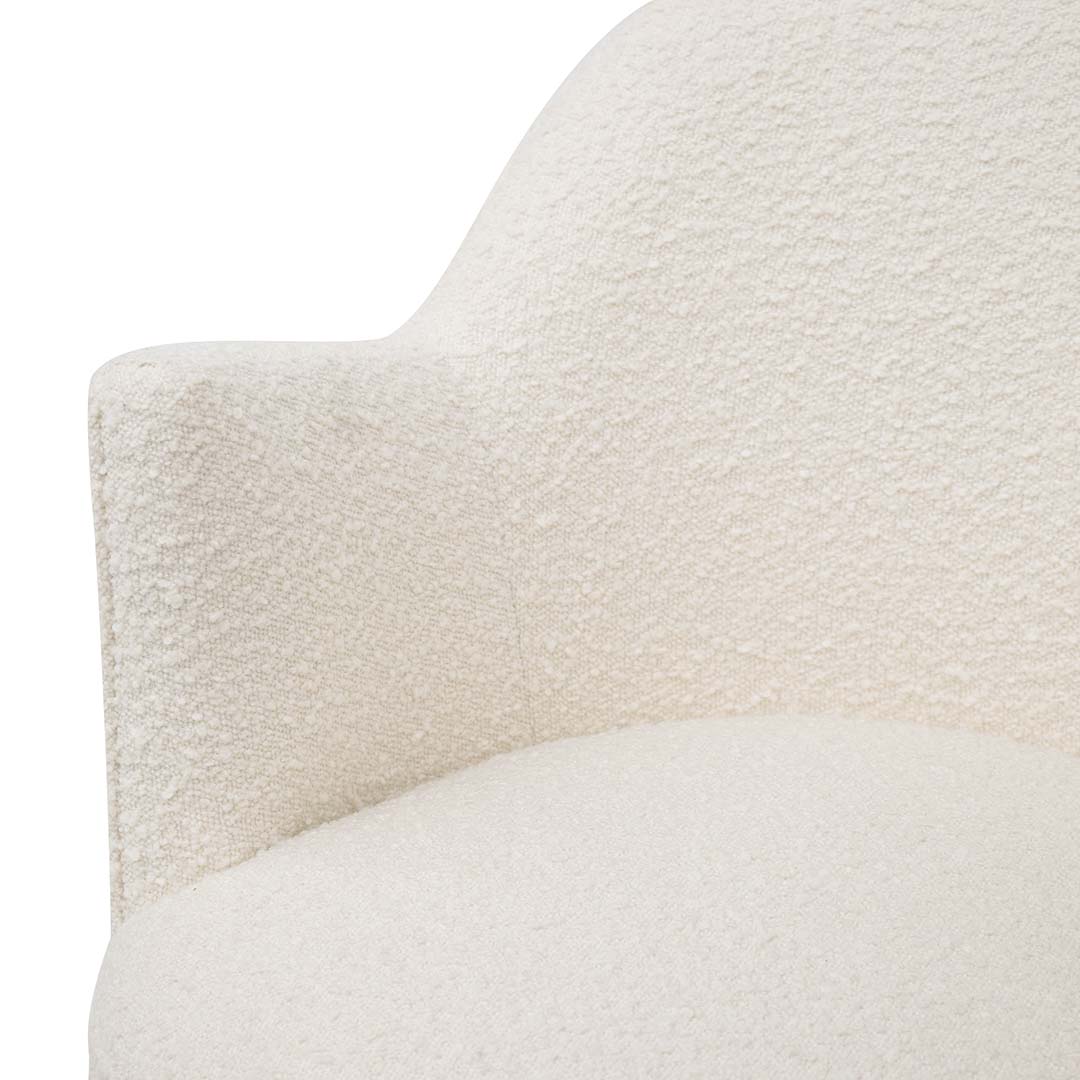 Armchair - Ivory White Boucle