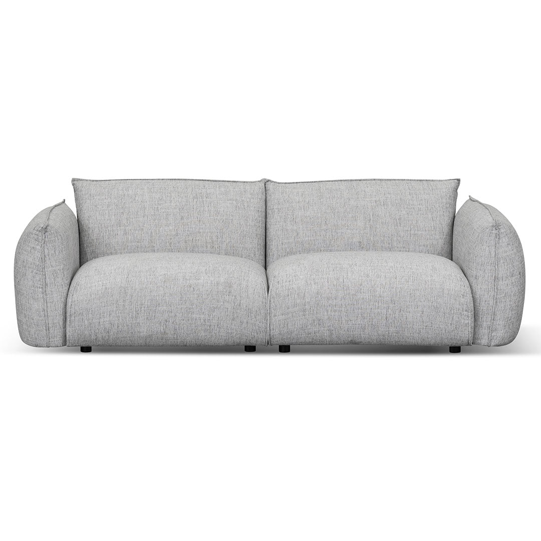 Light Spec Grey 3 Seater Sofa