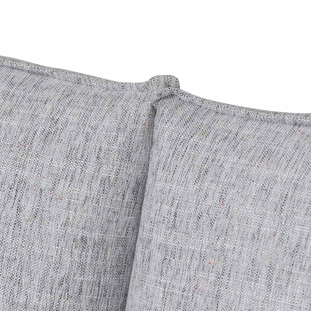 Light Spec Grey 3 Seater Sofa