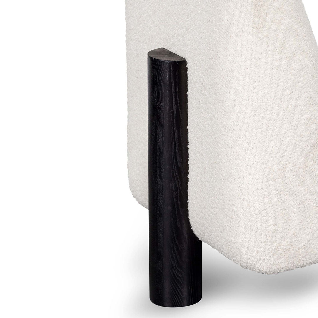 Deandre Armchair - Ivory White Boucle