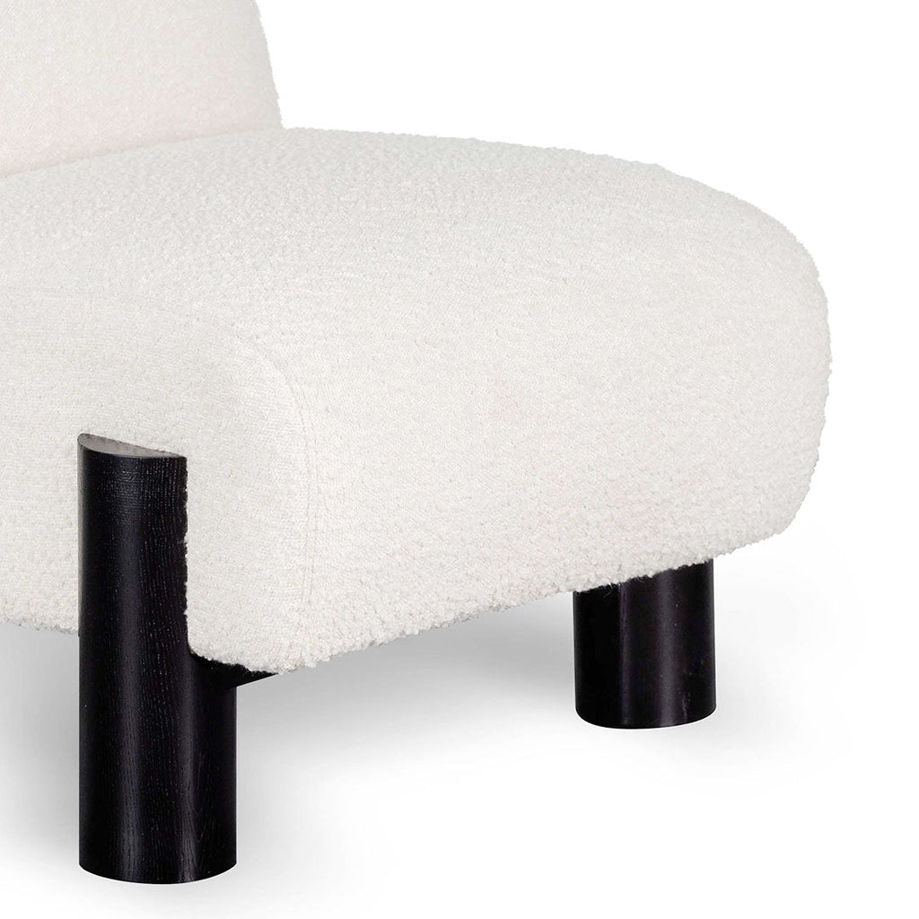 Deandre Armchair - Ivory White Boucle