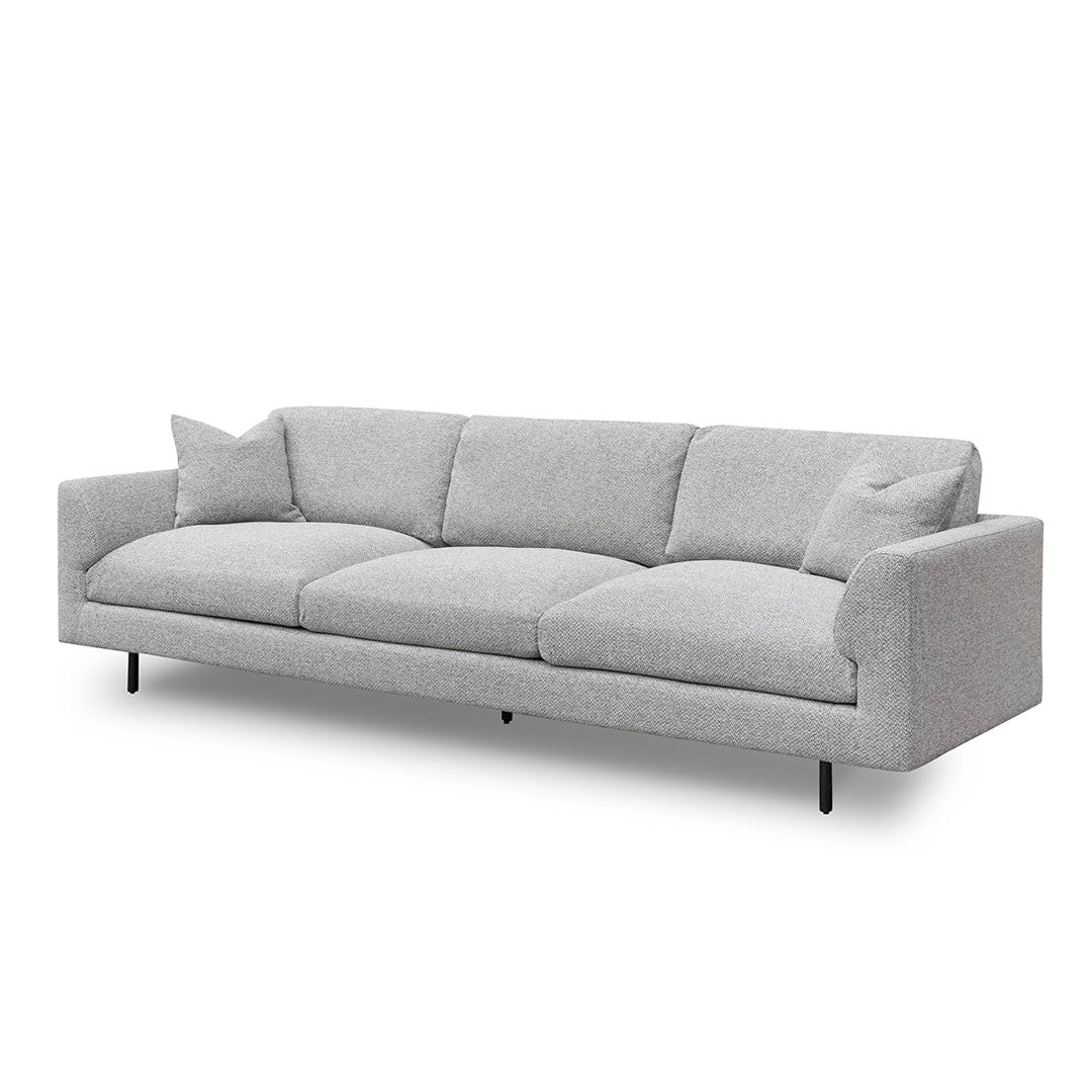 Sterling 4 Seater Fabric Sofa - Charcoal