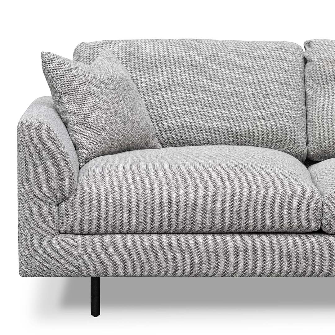 Sterling 4 Seater Fabric Sofa - Charcoal